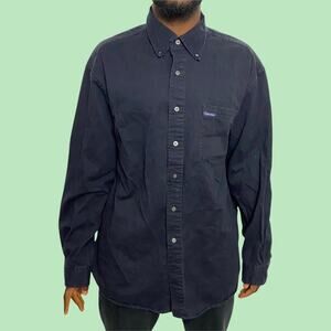 Vintage Calvin Klein button down work shirt large